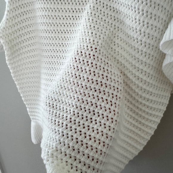 THML White Knit Sweater Women's Small - Picture 7 of 11